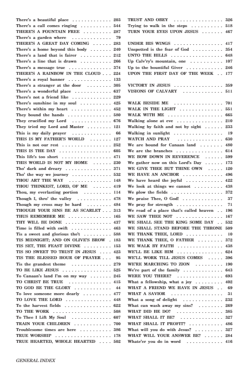 Hymns for Worship Hymnal - Blue Hardback