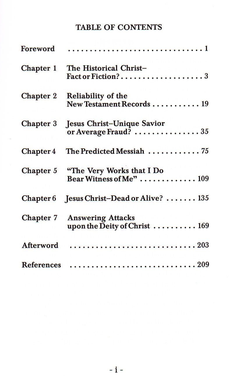 Table of Contents