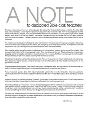 Note To Dedicated Teachers