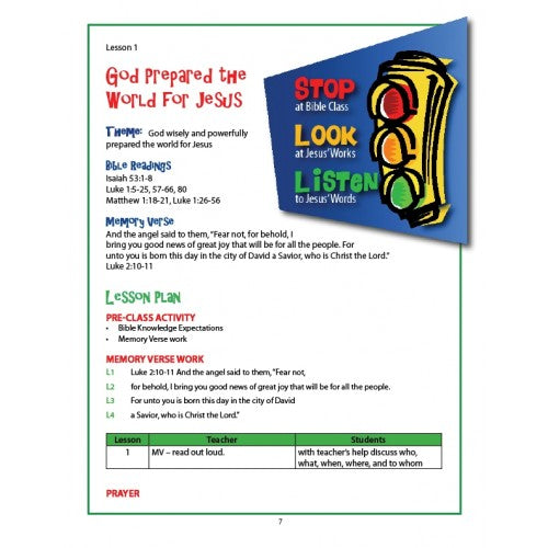 Stop, Look, Listen Young Teen Teacher Manual