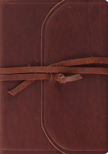 ESV Journaling Bible, Interleaved Edition, Natural Leather, Brown