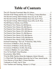 Table of Contents