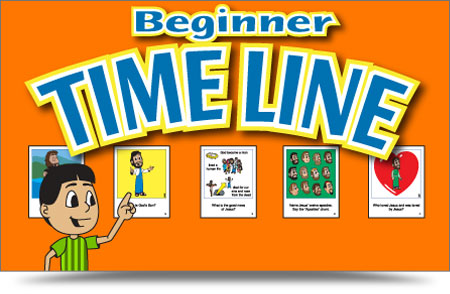 Beginner Time Line (Non-reading) Bible Study Guide for All Ages