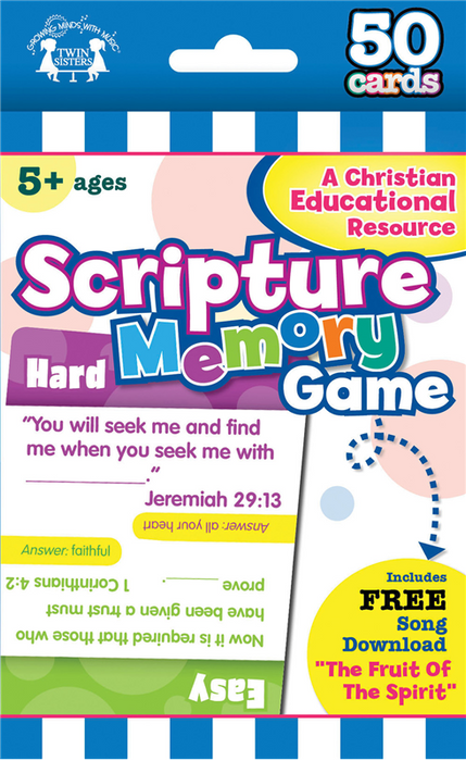 Scripture Memory Game Flash Cards