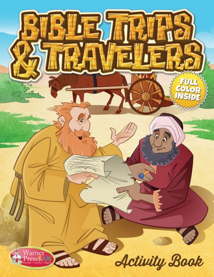 Bible Trips & Travelers Activity Book Ages 6-10 (full color)