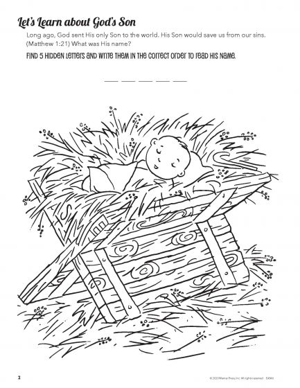 Jesus, God's Only Son Activity Book Ages 8-10 (op)