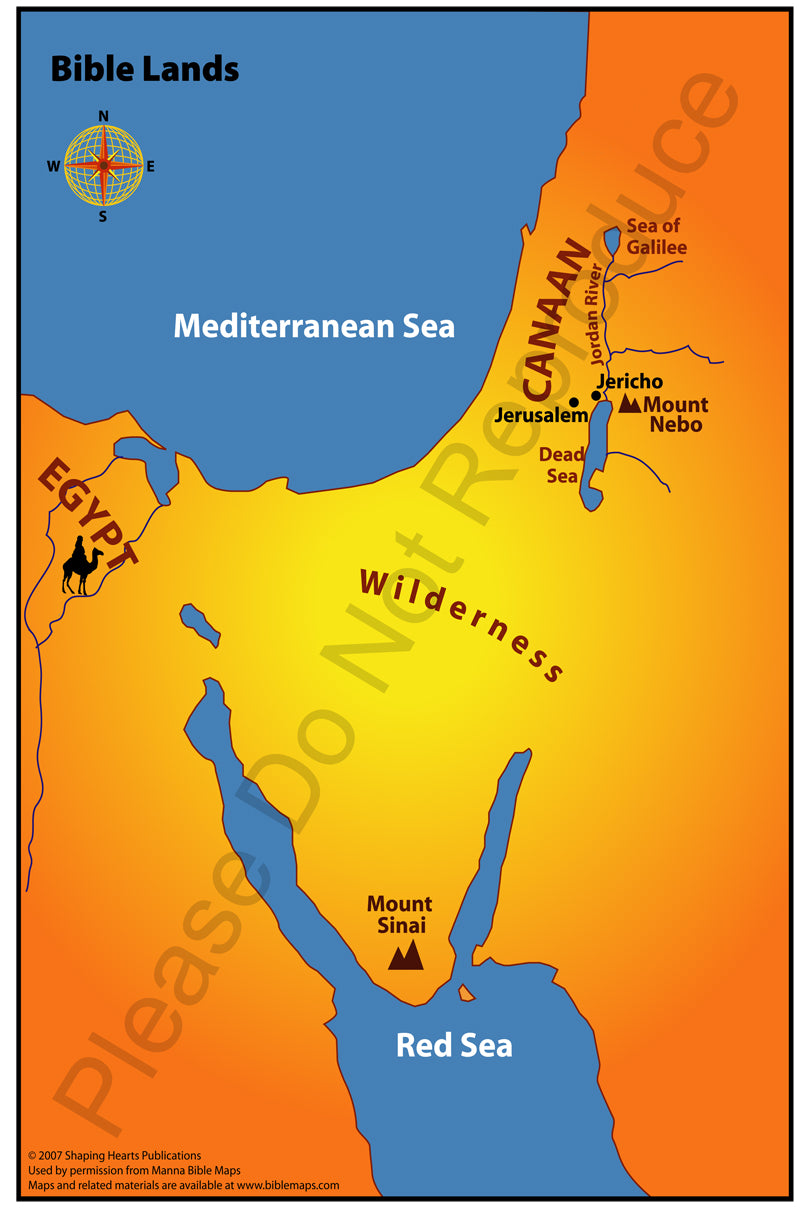 Shaping Hearts Old Testament Map Set