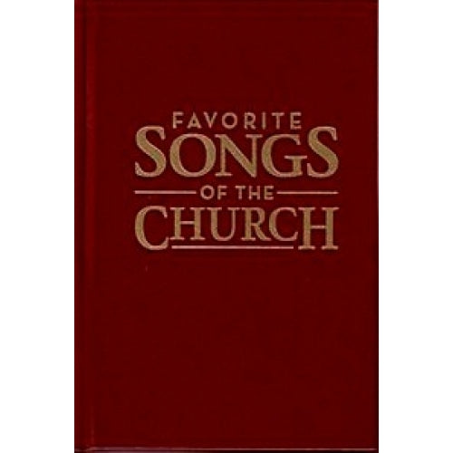 Favorite Songs of the Church Hymnal Maroon Leatherflex
