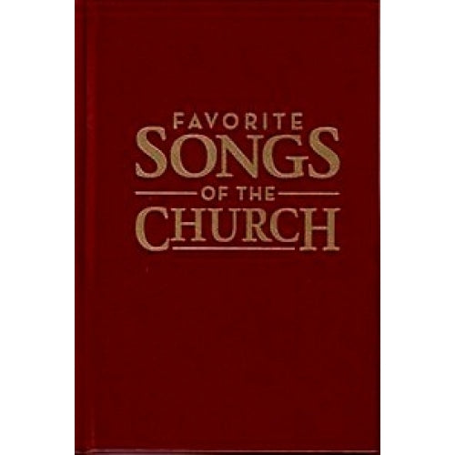 Favorite Songs of the Church Hymnal Maroon Leather