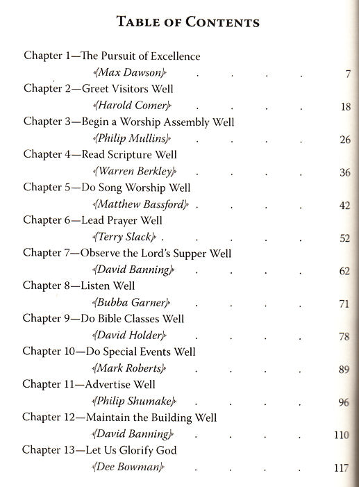 Do Things Well: The Pursuit of Excellence Book