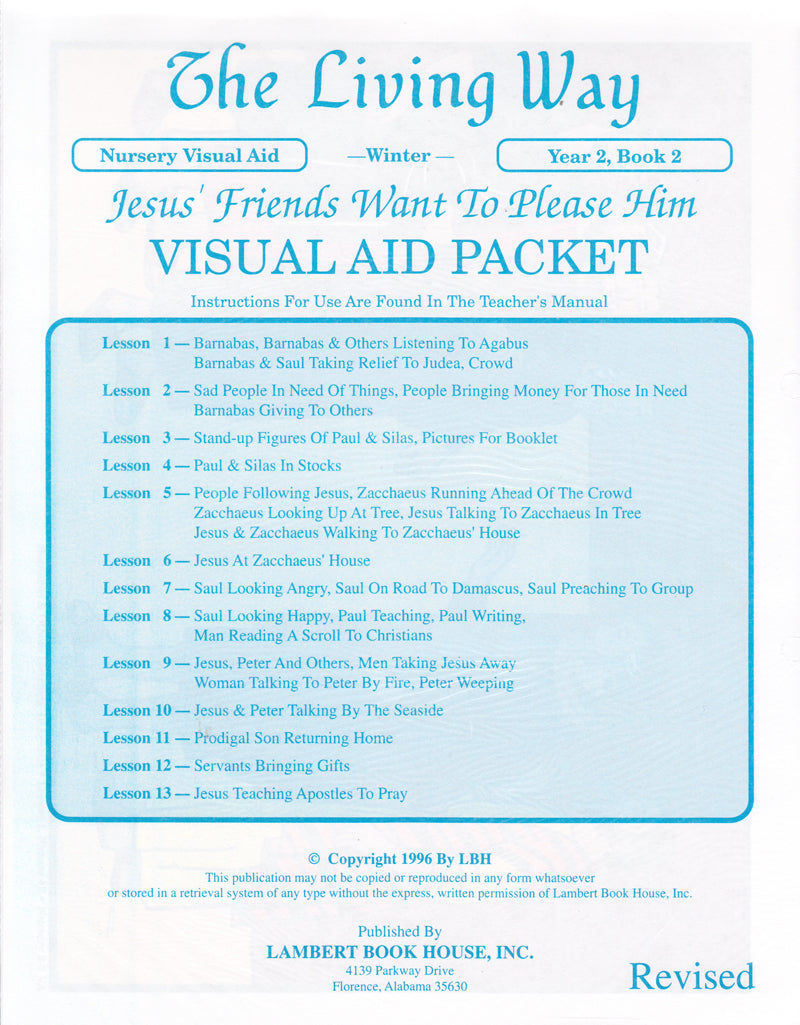 NURSERY 2-2 VIS - Jesus' Friends - Please