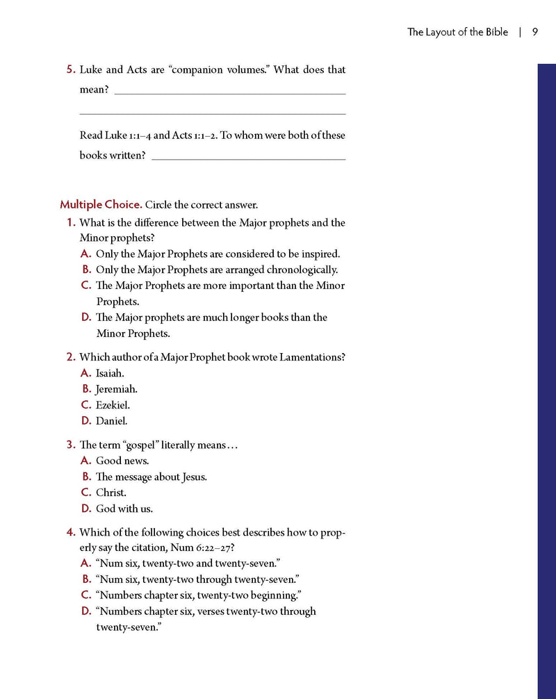 The Big Picture: A Guide to Learning the Bible's Story