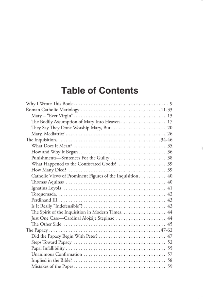 Table of Contents