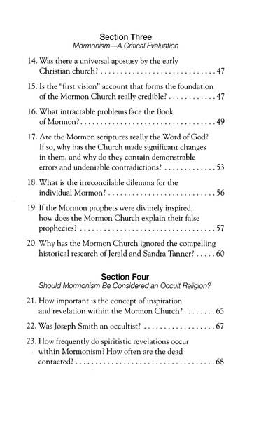The Facts on the Mormon Church