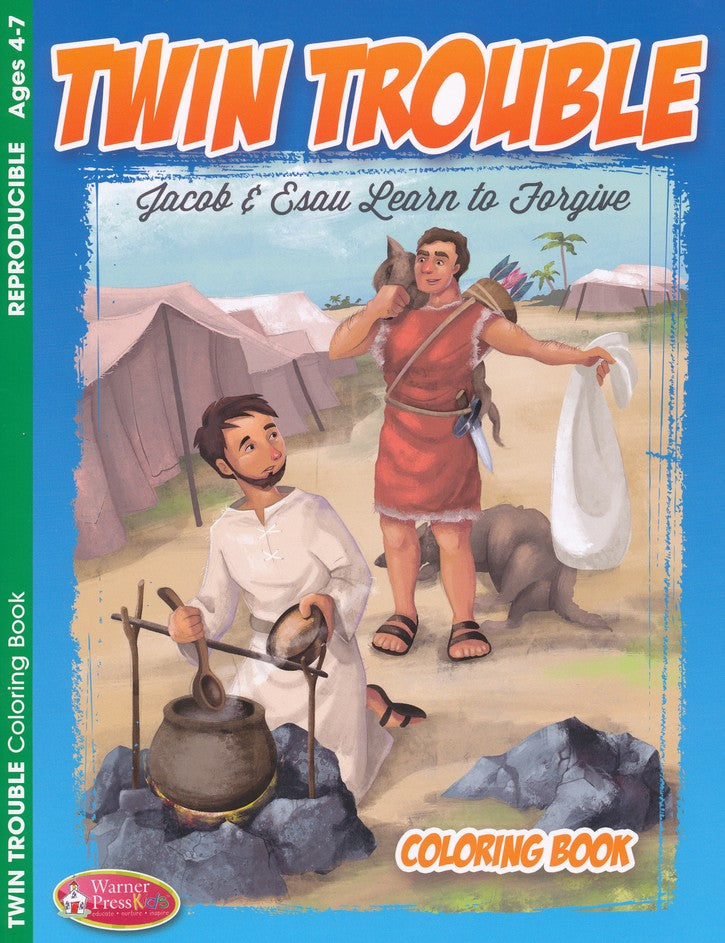 Twin Trouble Coloring Book Ages 4-7 (op)