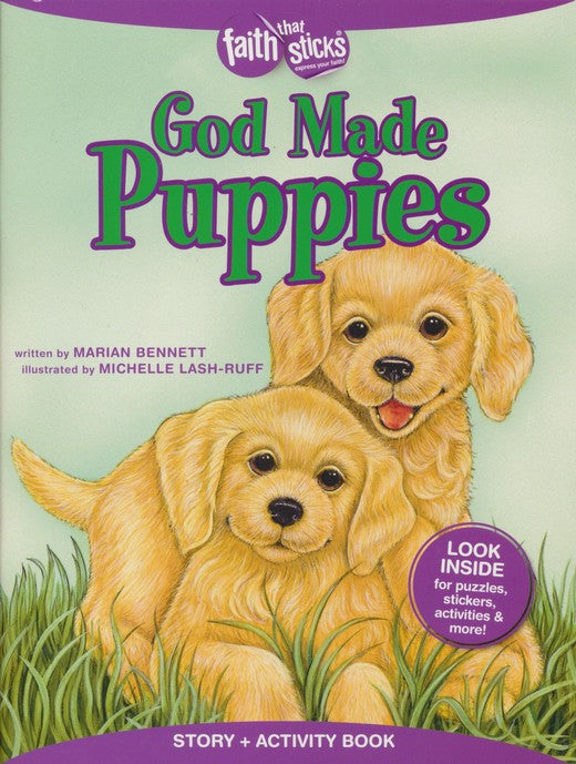 God Made Puppies Story & Activity Book