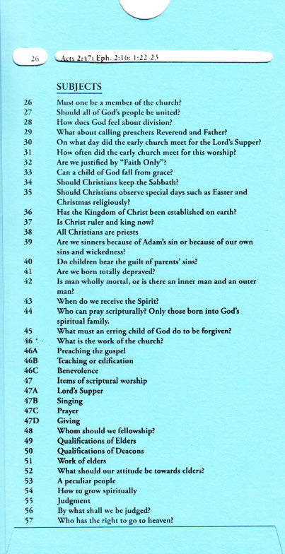 Biblical Slide Rule side 2
