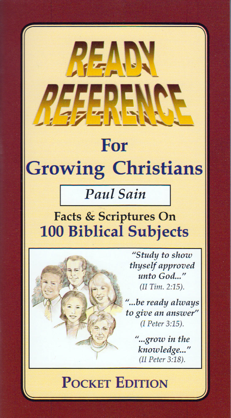 Ready Reference for Growing Christians - Pocket Edition English
