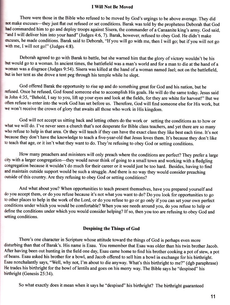 I Will NOT Be Lukewarm - Rising Above Mediocrity