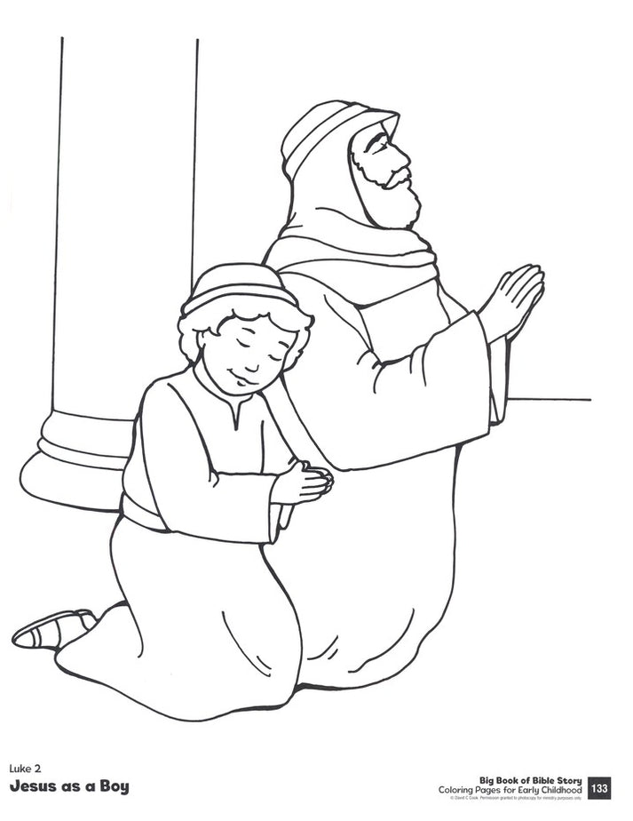 Big Book of Bible Story Coloring Pages for Early Childhood — One Stone