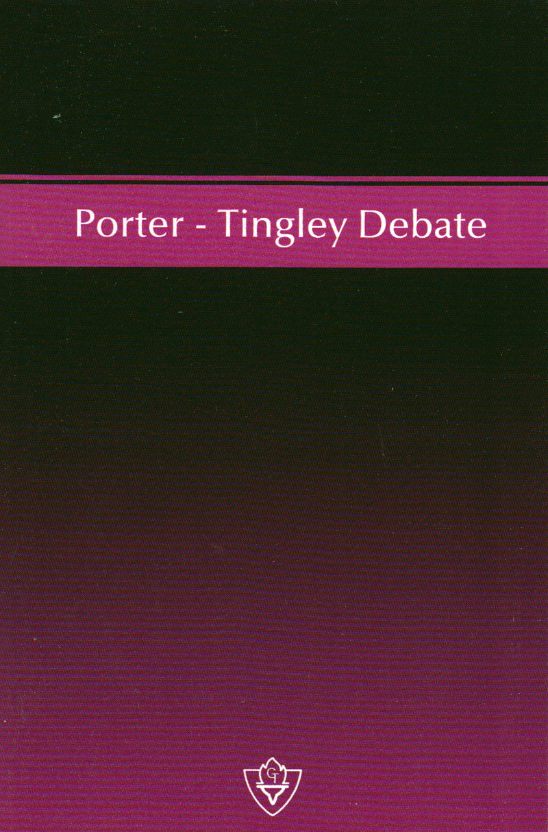 Porter-Tingley Debate