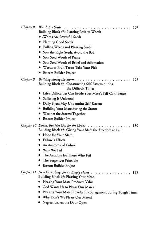 The New Building Your Mate's Self-Esteem