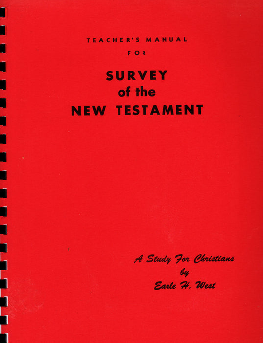 Survey of the New Testament - Teacher Manual