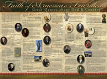 Faith of America's Founders Unlaminated Wall Chart