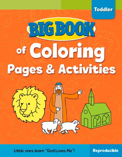 Big Book of Coloring Pages & Activities Toddlers (op)