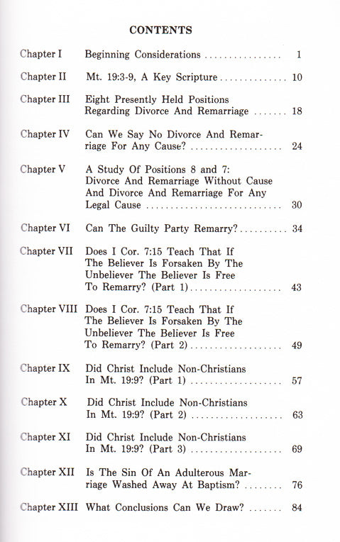 Table of Contents