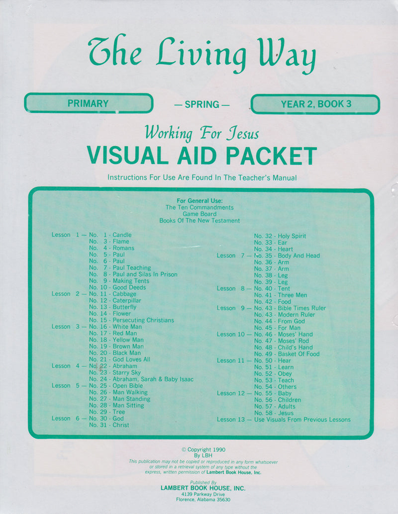 PRIMARY 2-3 VIS - Working for Jesus