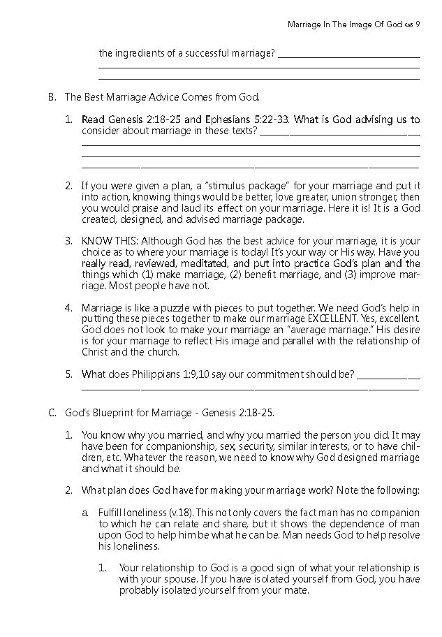 Marriage: A Reflection of God's Image