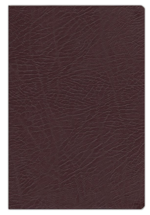 NKJV Full-Color Study Bible Burgundy Bonded Leather, Indexed