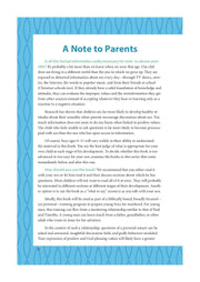 Note to Parents