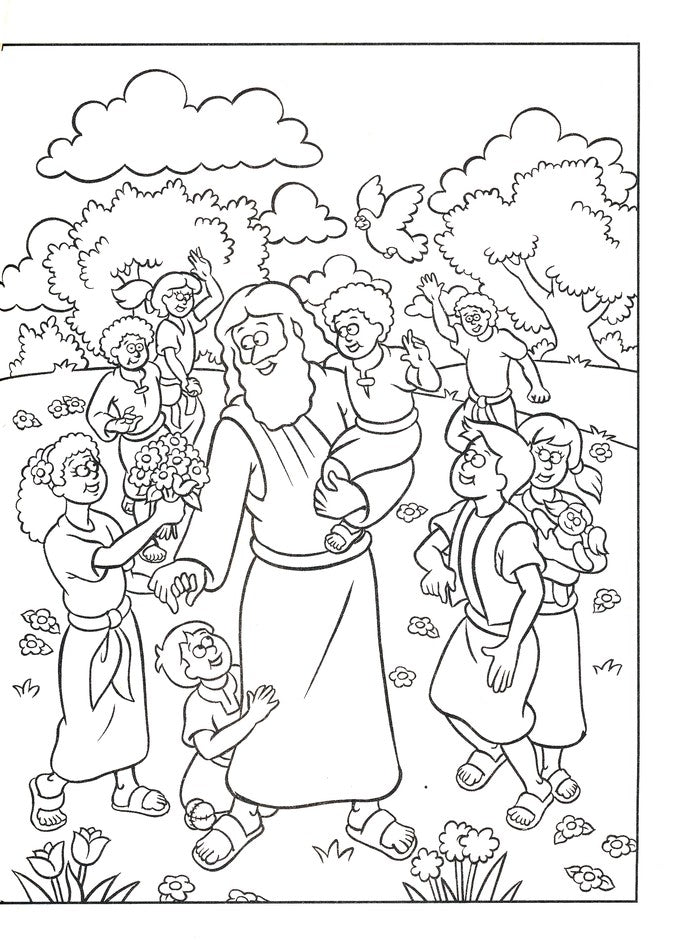 The Beginner's Bible Super-Duper Mighty Jumbo Coloring Book