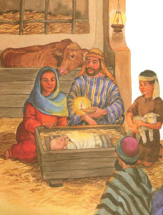 Baby Jesus Visits The Temple