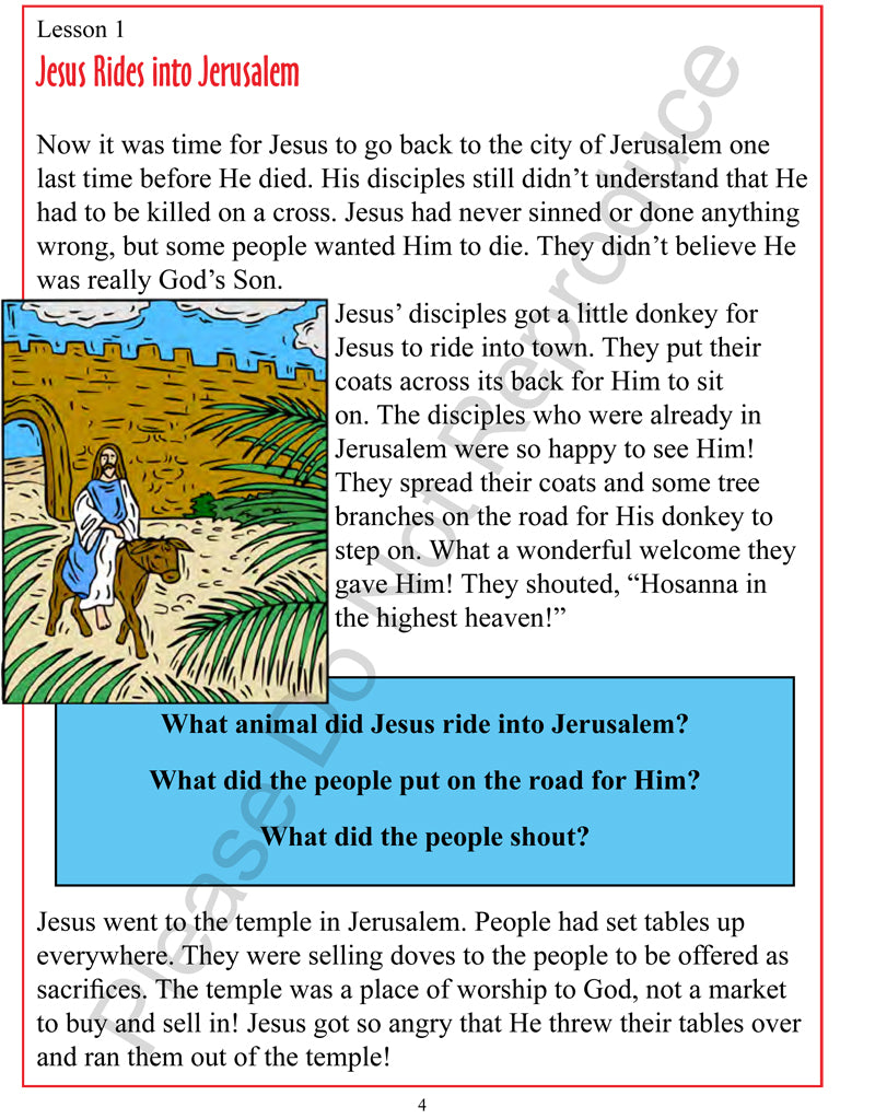 Lesson One Sample page 2