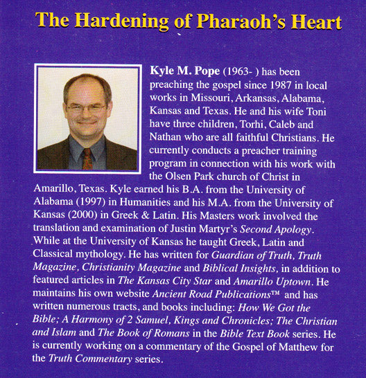 The Hardening of Pharaoh's Heart Booklet
