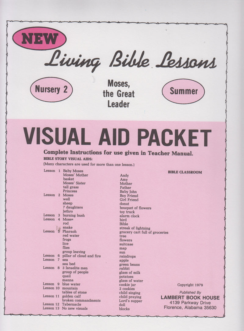 NURSERY 2-4 VIS - Moses - Great Leader