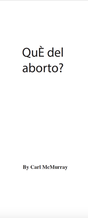 ¿Qué del aborto?